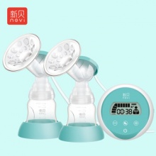 新贝 电动吸奶器 豪华液晶双边吸乳器 xb-8703
